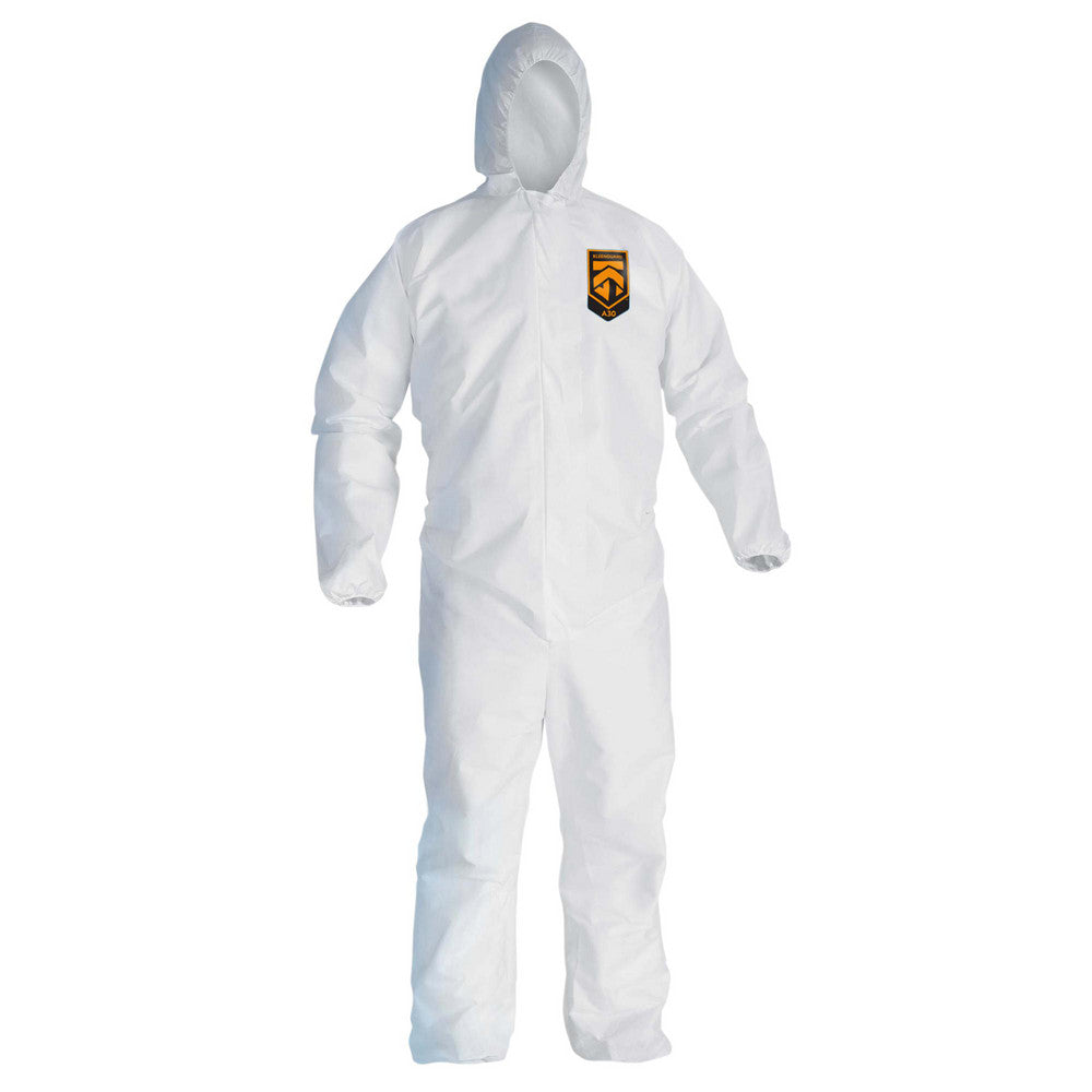 KleenGuard 46117 Disposable Coveralls Size 4X-Large, 1.15 oz, SMS, Zipper Closure