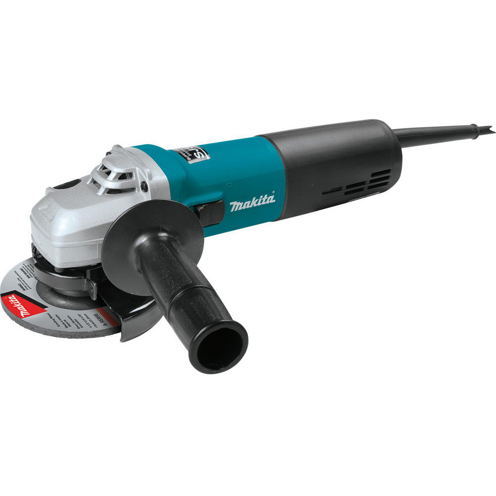 Makita 9565CV Corded Angle Grinder 5" Wheel Dia, 2,800 to 10,500 RPM, 5/8-11 Spindle