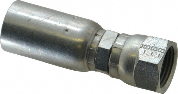 Eaton 06Z-608-BG Hydraulic Hose Female Swivel Fitting 0.3750" Hose ID, 0.5000" Hose OD, Hose Size 6, 3/4-16 Thread