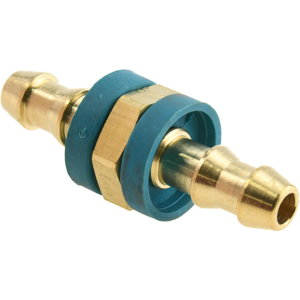 Eaton 10004B-Y04 Barbed Push-On Hose Mender Brass, 1/4" Barb