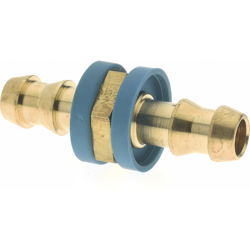 Eaton 10006B-Y06 Barbed Push-On Hose Mender Brass, 3/8" Barb