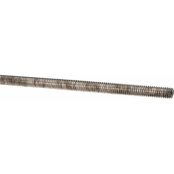 ALL AMERICA THREADED PRODUCTS 45498 General-Purpose Threaded Rod 5/16-18, 3' OAL, Stainless Steel, Plain Finish