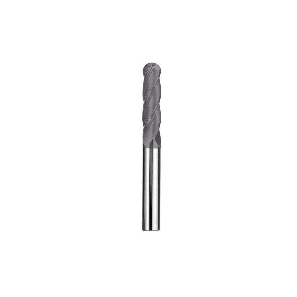 Kyocera SGS Precision Tools 31791 Ball End Mill 0.1875" Dia, 0.75" LOC, 4 Flute, Solid Carbide