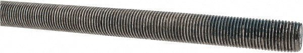 All America Threaded Products 10363 General-Purpose Threaded Rod 1/2-20, 3' OAL, Stainless Steel, Plain Finish