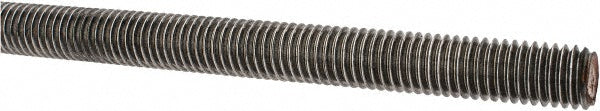 All America Threaded Products 05113 General-Purpose Threaded Rod 1/2-13, 3' OAL, Alloy Steel, Bright/Uncoated Finish