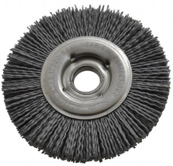 Osborn 0002240500 Wheel Brush 4" Wheel Dia, 5/8" Face Width, Crimped