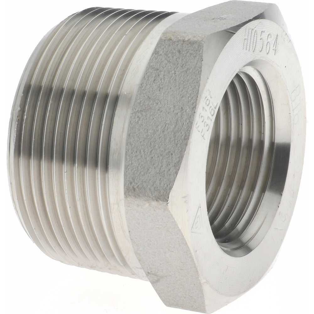 Merit Brass 3614D-2416 Pipe Bushing 1-1/2 x 1", 316 & 316L Stainless Steel