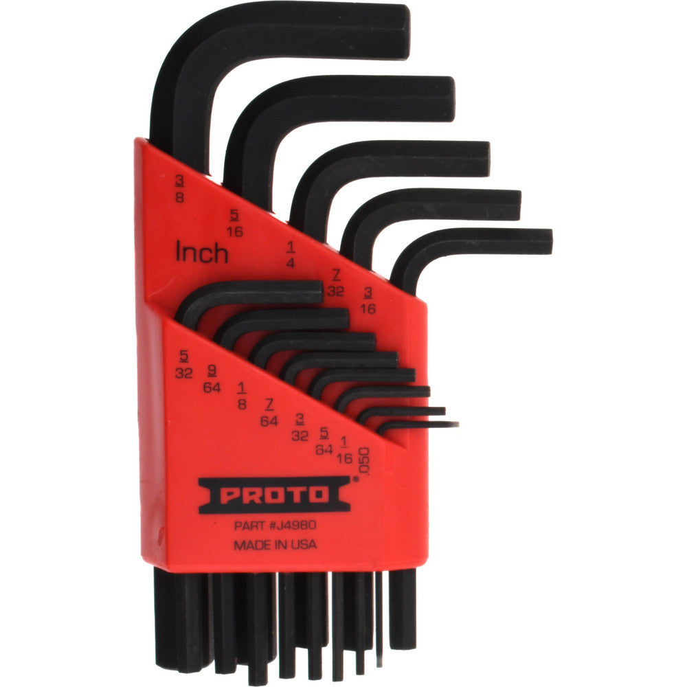 Proto J4980 Proto Hex Key Set 13 Piece 1/16" - 3/8"