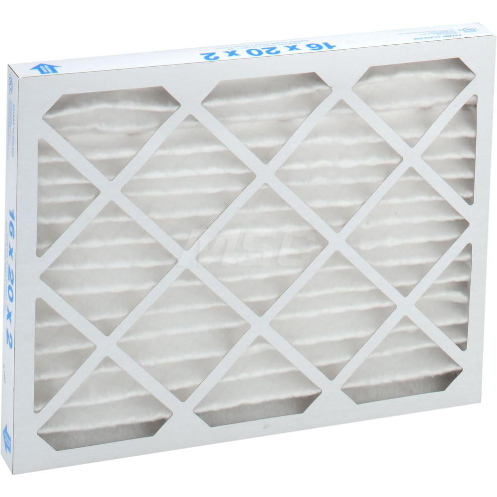 Pro-Source PRO10384 Pleated Air Filter Wire-Backed Pleated, MERV 8, Synthetic, 35% Efficient, 16" High, 20" Wide, 2" Deep