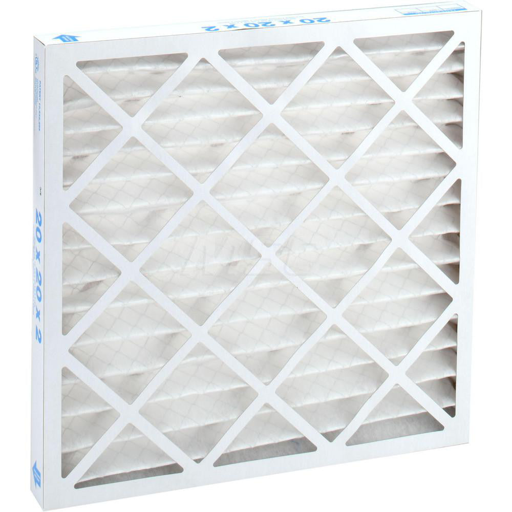 Pro-Source PRO10388 Pleated Air Filter Wire-Backed Pleated, MERV 8, Synthetic, 35% Efficient, 20" High, 20" Wide, 2" Deep