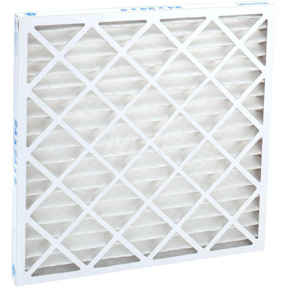 Pro-Source PRO10391 Pleated Air Filter Wire-Backed Pleated, MERV 8, Synthetic, 35% Efficient, 24" High, 24" Wide, 2" Deep