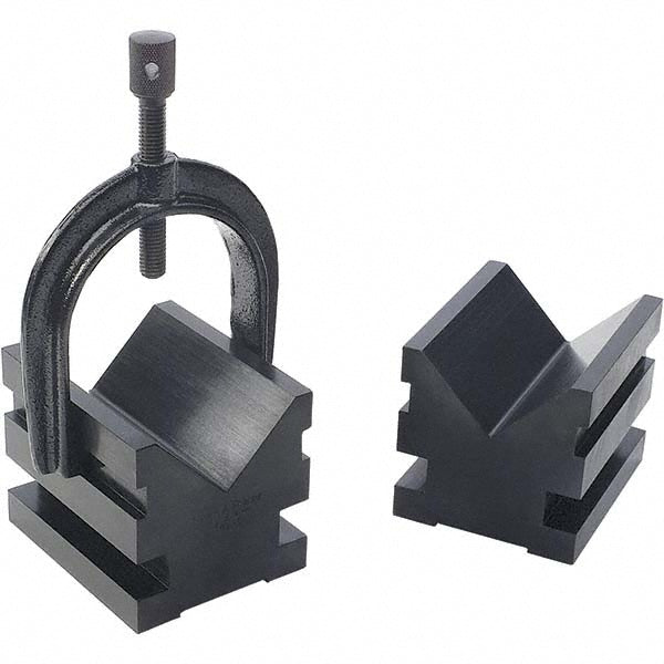 TESA Brown & Sharpe 599-749-1 V-Block 2-1/2" Max Capacity, 90° V Angle