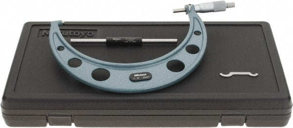 Mitutoyo 103-222 Mechanical Outside Micrometer 8" Range, 0.0001" Graduation