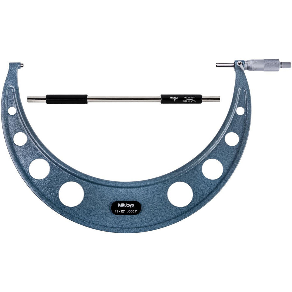 Mitutoyo 103-226 Mechanical Outside Micrometer 12" Range, 0.0001" Graduation