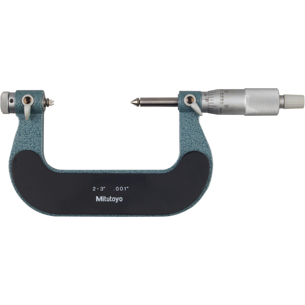 Mitutoyo 126-903 2 to 3" Range, Mechanical Screw Thread Micrometer