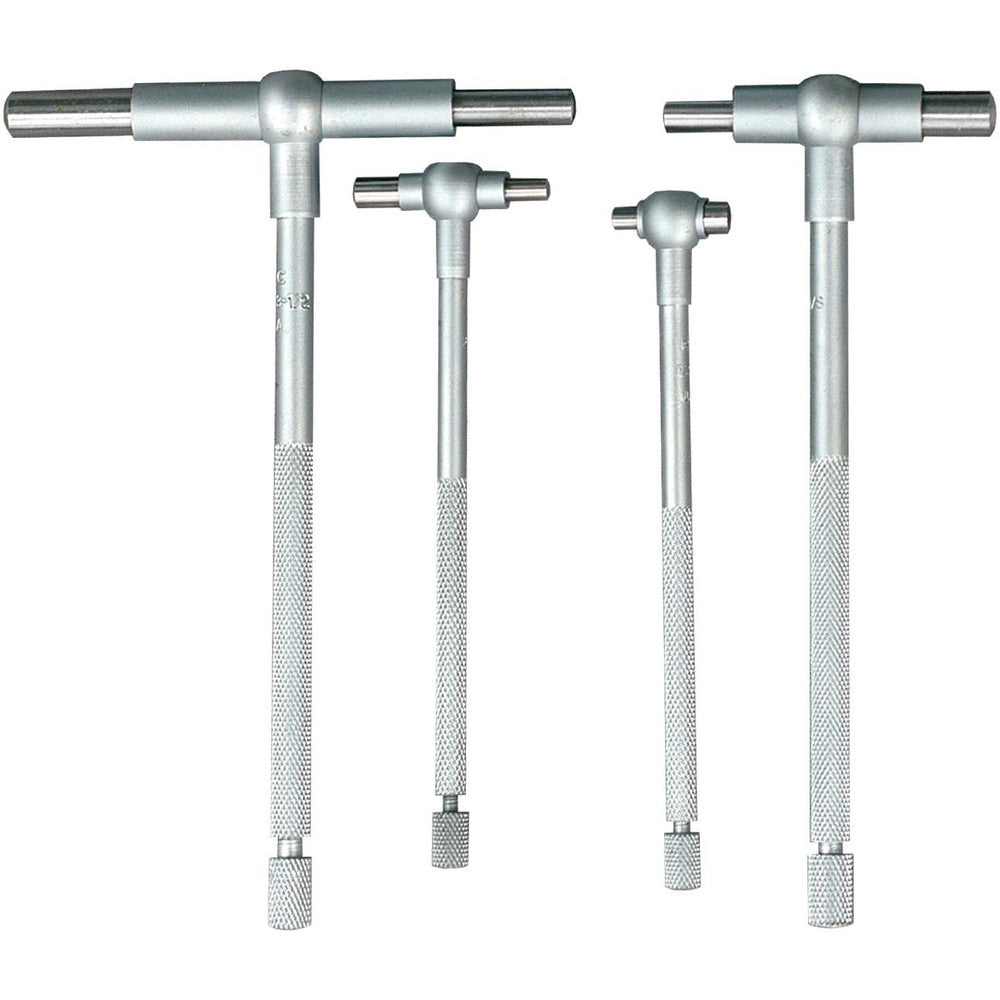 Mitutoyo 155-907 Telescoping Gage Set 0.315 to 2-1/8", 4 Pc, Includes Fitted Pouch