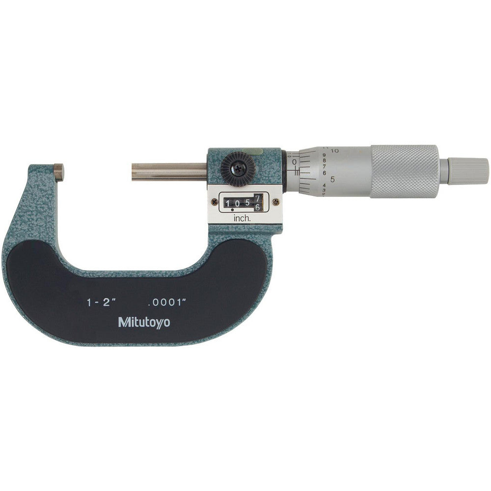 Mitutoyo 193-212 Mechanical Outside Micrometer 2" Range, 0.0001" Graduation