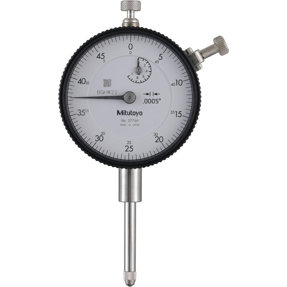 Mitutoyo 2776A Dial Drop Indicator 1.0000" Max Measurement, 0-50 Dial Reading, 0.002000" Accuracy