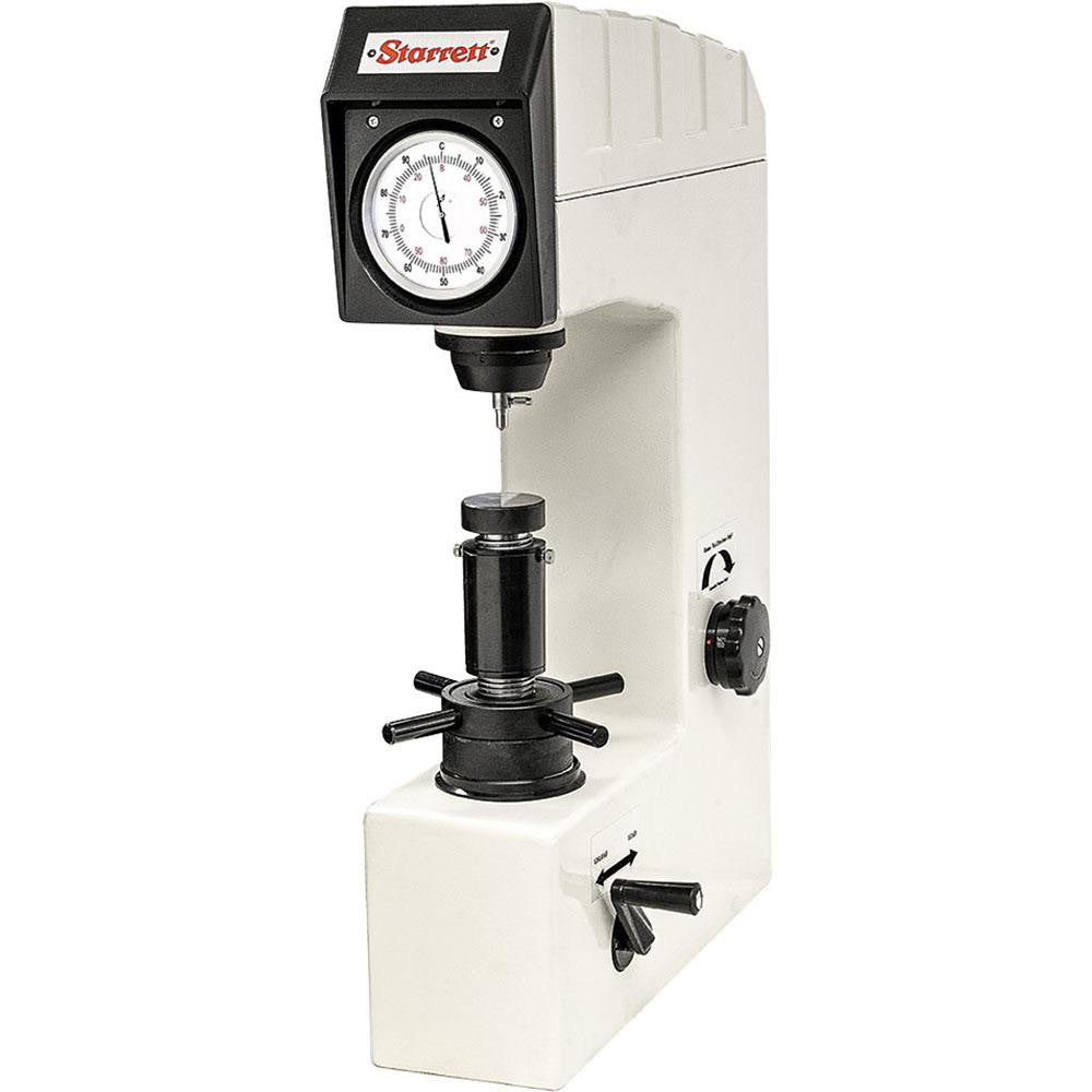 Starrett 67754 Rockwell A, B, C, D, E, F, G, H, K Bench Top Hardness Tester