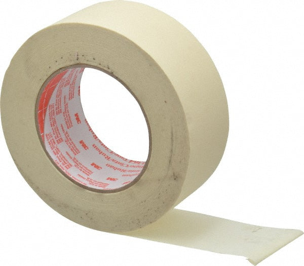 3M 7000088385 Masking Tape 2" Wide, 60 yd Long, 6.5 mil Thick, Tan