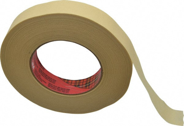 3M 7000088348 Masking Tape 1" Wide, 60 yd Long, 7.9 mil Thick, Tan