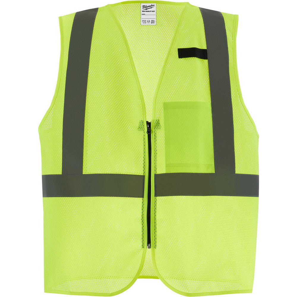 Milwaukee Tool 48-73-2242 High Visibility Vest Large & X-Large, Public Safety Vest, ANSI Class 2