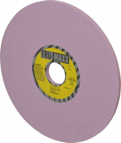 Tru-Maxx 66253255606 Surface Grinding Wheel 8" Dia, 1/4" Thick, 1-1/4" Hole, 100 Grit, K Hardness