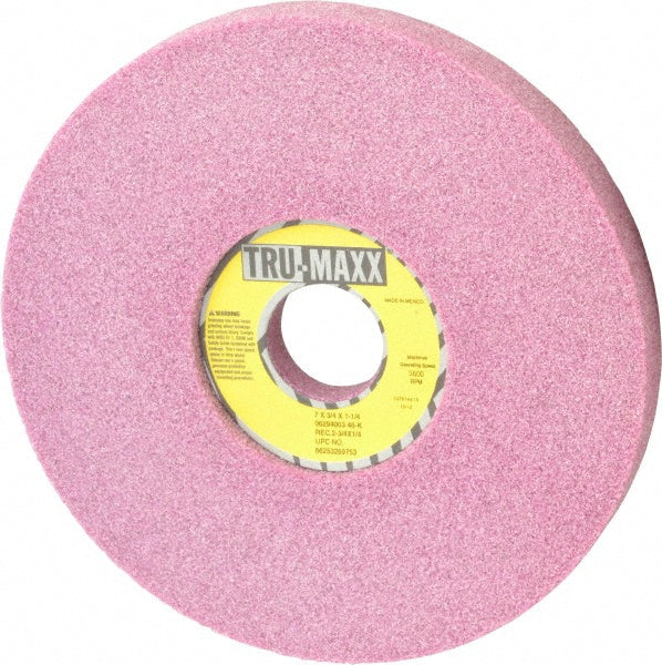 Tru-Maxx 66253269753 Surface Grinding Wheel 7" Dia, 3/4" Thick, 1-1/4" Hole, 46 Grit, K Hardness