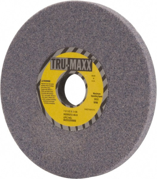 Tru-Maxx 66253255909 Surface Grinding Wheel 7" Dia, 1/2" Thick, 1-1/4" Hole, 46 Grit, H Hardness