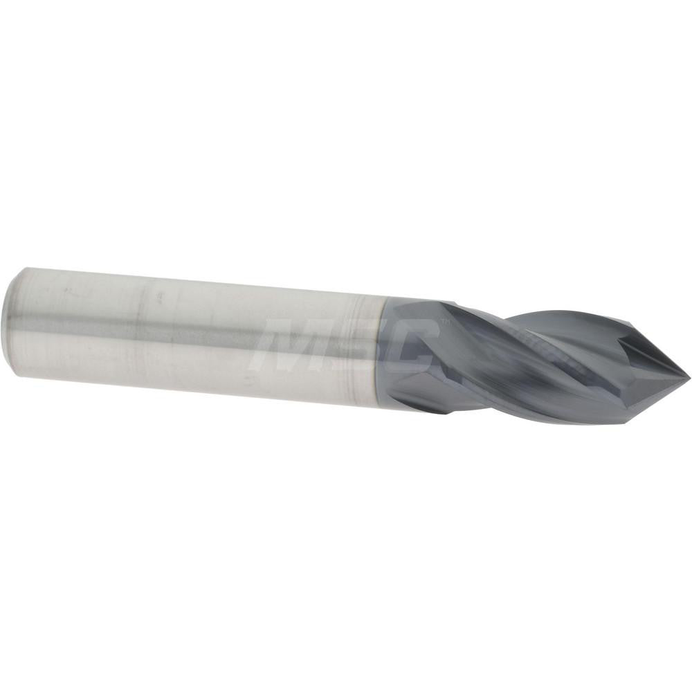 Accupro SCCMG1616DPPLAL Drill Mill 1/2" Dia, 1" LOC, 4 Flutes, 90 ° Point, Solid Carbide