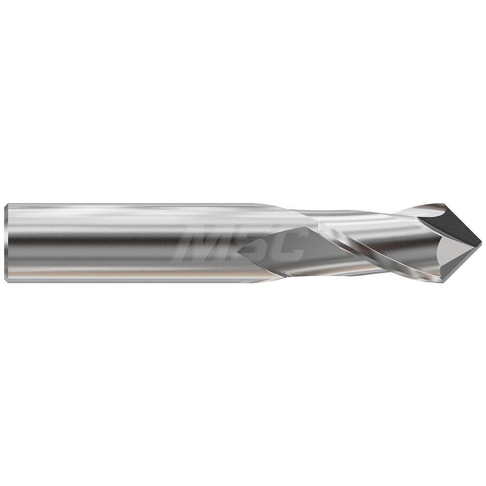 Accupro SAMG-808-DP-PL Drill Mill 1/4" Dia, 3/4" LOC, 2 Flutes, 90 ° Point, Solid Carbide