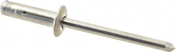 RivetKing ABL0619/P100 Tri Folding Blind Rivet Size 619, Dome Head, Aluminum Body, Aluminum Mandrel