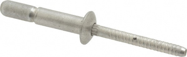 RivetKing ABA67/STR/P100 Structural with Locking Stem Blind Rivet Size 67, Dome Head, Aluminum Body, Aluminum Mandrel