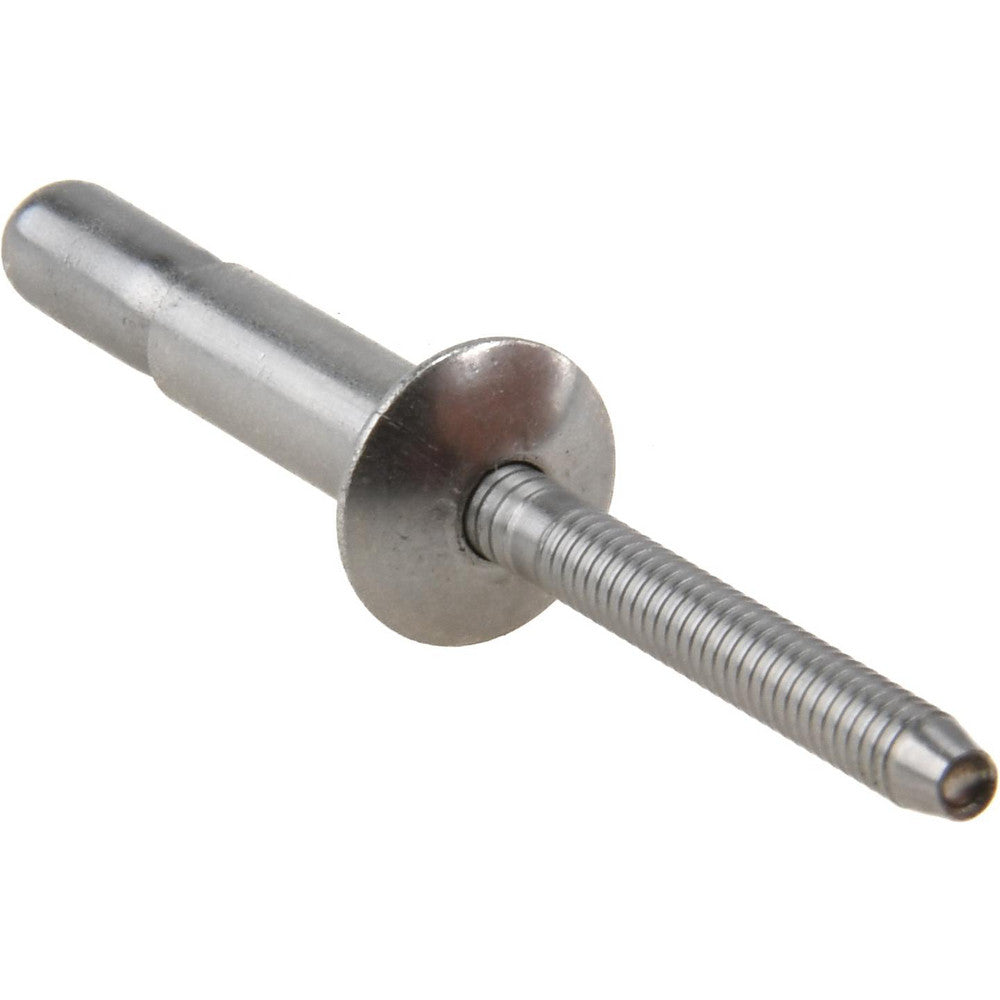 RivetKing FBF810/STR/P100 Structural with Locking Stem Blind Rivet Size 810, Dome Head, Stainless Steel Body, Stainless Steel Mandrel