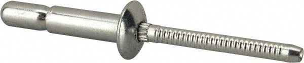 RivetKing SBS67/STR/P100 Structural with Locking Stem Blind Rivet Size 67, Dome Head, Steel Body, Steel Mandrel