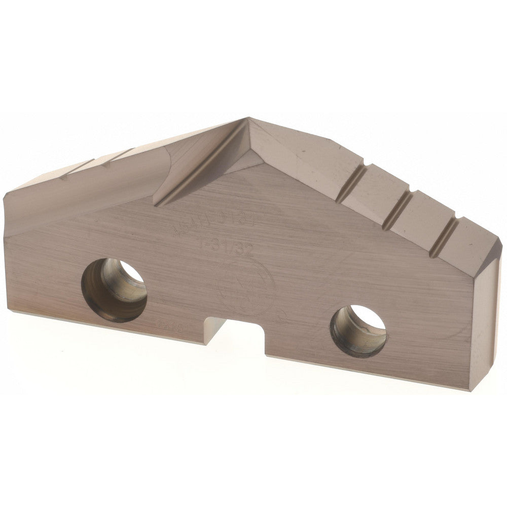 Allied Machine and Engineering 454H-0131 Spade Drill Insert 1-31/32" Dia, Seat Size 4, Cobalt, 132 deg Point