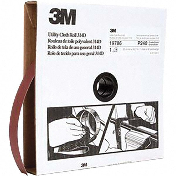 3M 7000118508 1" x 50 Yd 240 Grit Aluminum Oxide Shop Roll