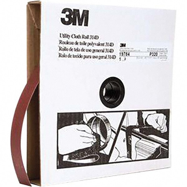 3M 7000118506 1" x 50 Yd 320 Grit Aluminum Oxide Shop Roll