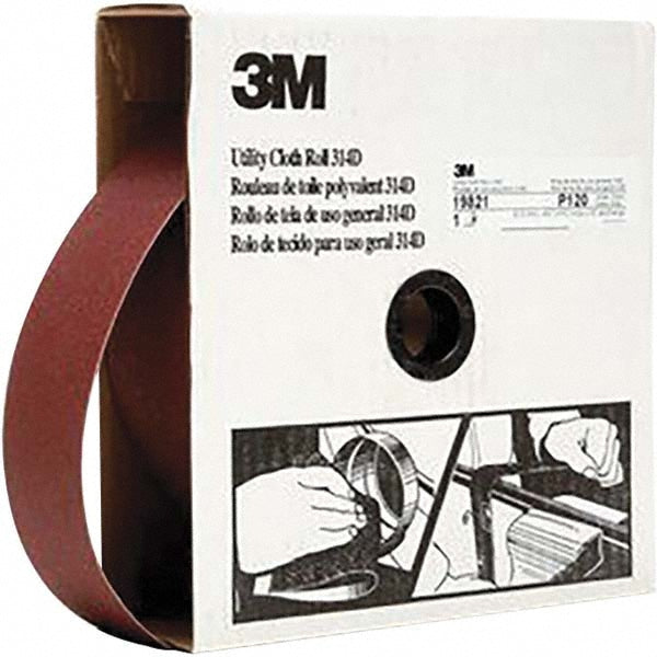 3M 7000118541 2" x 50 Yd 120 Grit Aluminum Oxide Shop Roll