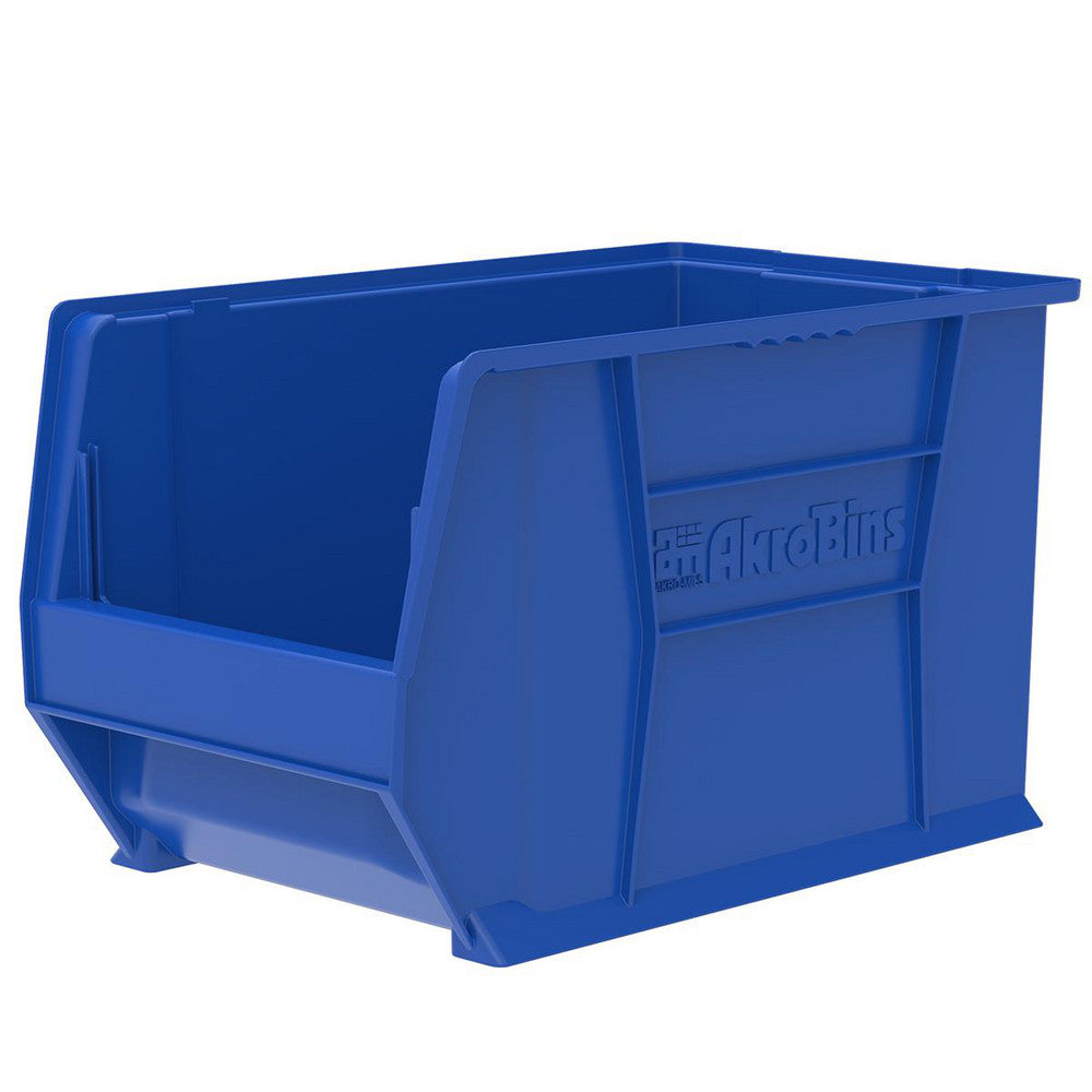 Akro-Mils 30282BLUE Plastic Hopper Stacking Bin Blue