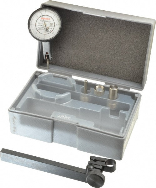Mitutoyo 513-443-10T Test Indicator Kit 9 Pc, 0.0160" Max, 1.5748" Dial Dia, 0-4-0, 0.0005" Accuracy