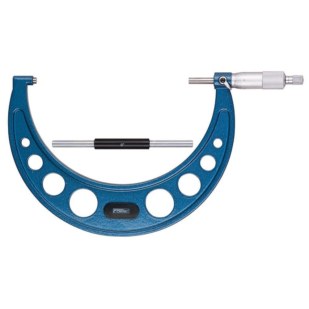 Fowler 52-240-007-1 Mechanical Outside Micrometer 7" Range, 0.0001" Graduation