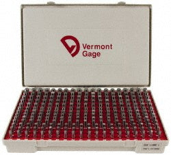 Vermont Gage 101100500 Class ZZ Plug Gage Set 0.251 to 0.5" Range, 250 Pc