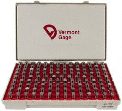 Vermont Gage 101200600 Class ZZ Plug Gage Set 0.501 to 0.625" Range, 125 Pc