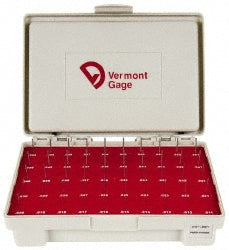 Vermont Gage 101100200 Class ZZ Plug Gage Set 0.011 to 0.06" Range, 50 Pc