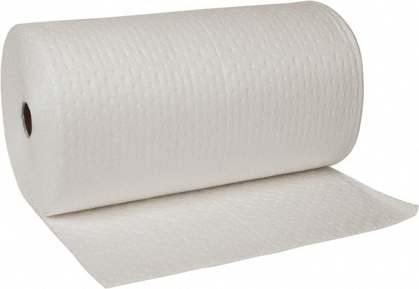 Brady SPC Sorbents OP350-DP Sorbent Pad Oil Only Use, 30" Wide, 150' Long, 38 gal, White