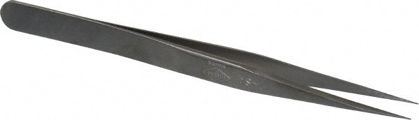 Erem 1SA Precision Tweezer 1-SA, Straight Tip, 4-1/2" OAL