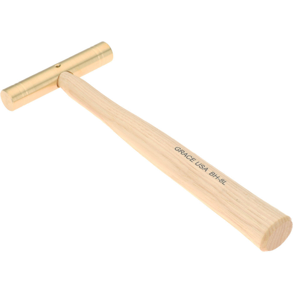 GRACE METAL PRODUCTS INC. BH-8L Non-Marring Hammer 8 oz, 3/4" Face Dia, Brass Head