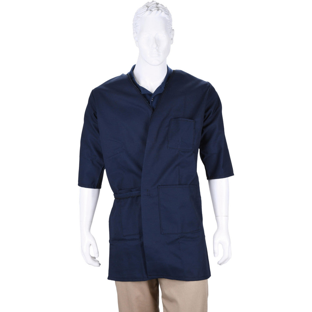 PRO-SAFE PS-725-PCN-XL General Purpose Smock Size X-Large, Cotton & Polyester, Navy Blue, 5 Pocket
