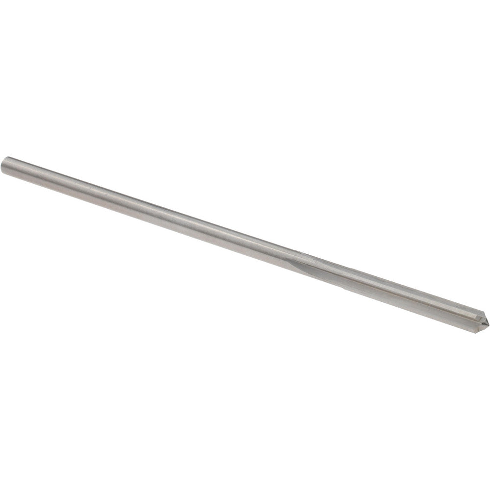 Alvord Polk 00055 Chucking Reamer 1/8" Dia, 3-1/2" OAL, 7/8" Flute Length, Straight Flute, Straight-Cylindrical Shank, HSS